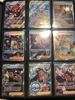 Pokemon Trainer Supporter Full Art Holo Card Lot - Image 1