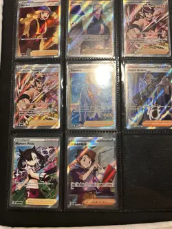 Pokemon Trainer Supporter Full Art Holo Card Lot - Image 2