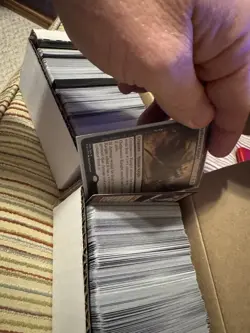 Binder Of 72 Magic The Gathering & Two Boxes Of Unsearched Magic Cards - Image 2