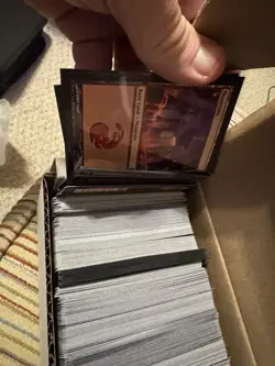Binder Of 72 Magic The Gathering & Two Boxes Of Unsearched Magic Cards - Image 3