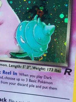 Dark Slowbro Holo Rare Team Rocket 12/82 Pokemon Card - WOTC 1999-2000 SWIRL B - Image 2