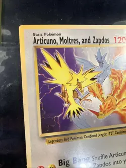 Pokemon Articuno, Moltres, and Zapdos Warner Bros Promo Jumbo Oversized Card MP - Image 2