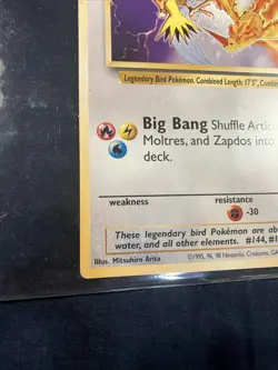 Pokemon Articuno, Moltres, and Zapdos Warner Bros Promo Jumbo Oversized Card MP - Image 5