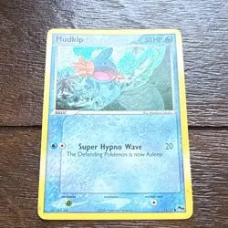 Mudkip 11/17 Pop Series 4 Pokemon Card Common Holo Lightly Played LP - Image 1