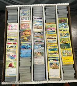 Pokemon TCG Bulk Lot 5000 Cards Common/Uncommon/Trainers No Energy Cards NM - Image 1