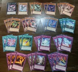 Yugioh Raidraptor Deck Core Of 40 Cards - Fuzzy Lanius, Rise Falcon, Etc. - Image 1