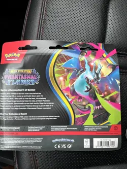 Pokemon TCG Phantasmal Flames 3-Pack Blister Card Sneasel Promo NEW/Sealed - Image 3