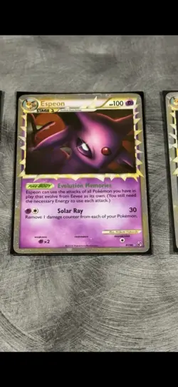 Pokemon Espeon prime Holo Card 81/90 Stage 1 100HP English 2010 TCG - Image 1