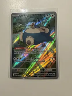 Pokemon TCG Snorlax Promo Holo Card 151 Scarlet and Violet 051 - Image 1