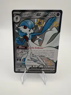 Pokemon TCG Card Gardevoir ex 217/091 Shiny Full Art Paldean Fates - Image 1
