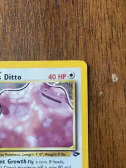 Pokemon TCG First Edition Koga’s Ditto Holo Gym Challenge Rare Card 10/132 - Image 4