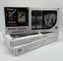 Lot of (3) Magic The Gathering Final Fantasy Comamander Kit Costco Bundle - Image 1