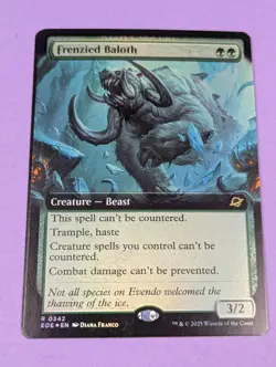 MTG Magic: Edge of Eternities: Frenzied Baloth #0342 Rare - NM - Image 1