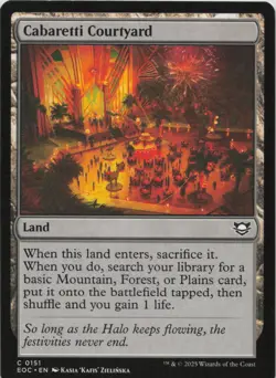 Cabaretti Courtyard C Commander: Edge of Eternities 151 NM MTG - Image 1