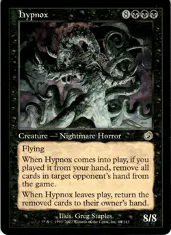 2002 Magic The Gathering Torment Hypnox #64 Light Play - Image 1
