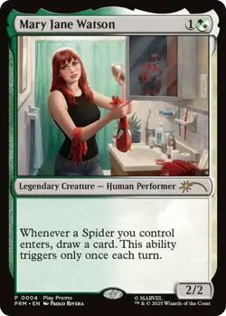 1x Mary Jane Watson (4) - PLAY PROMO MTG Unique & Misc. Promos NM Magic Regular - Image 1