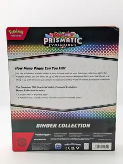 Pokemon TCG: Scarlet & Violet Prismatic Evolutions Binder Collection Sealed - Image 2