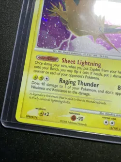 Pokemon Zapdos Holo Diamond & Pearl Majestic Dawn 14/100 - Image 4