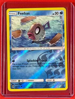 2017 Pokemon Crimson Invasion Feebas #26/111 -Reverse Holo - Image 1