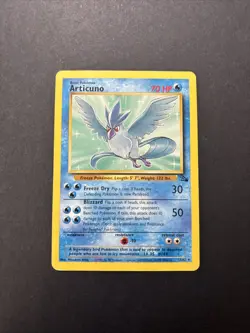 Articuno 17/62 Fossil Regular Unlimited Pokemon WOTC LP/MP - Image 1