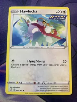 Pokemon TCG Fusion Strike Hawlucha 216/264 - Image 1
