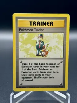 Pokemon TCG Pokemon Trader Base Set 77/102 Rare Moderately Played Vintage WOTC - Image 1