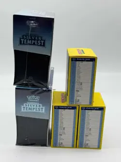 Lot of (3) Japanese Yokohama Decks w/ (2) Pokemon PC Silver Tempest ETB's - Image 2