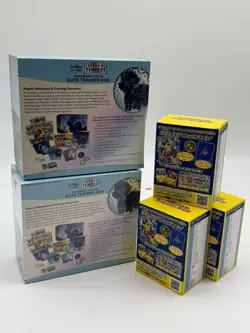 Lot of (3) Japanese Yokohama Decks w/ (2) Pokemon PC Silver Tempest ETB's - Image 3
