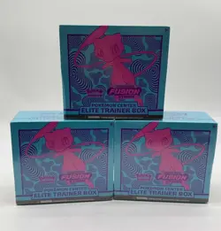 Lot of (3) Pokemon Center Exclusive Fusion Strike Elite Trainer Boxes PC ETB's - Image 1