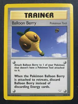 Balloon Berry 60/64 Pokemon Neo Revelation Unlimited Vintage LP - Image 1