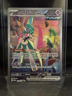 Pokemon Iron Valiant ex SIR - 249/182 - (Paradox Rift) - Image 2