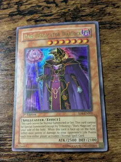 YU-GI-OH DARK ERADICATOR WARLOCK SD6 SPELLCASTERS JUDGEMENT LP 1ST ED - Image 1