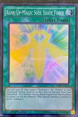 Rank-Up-Magic Soul Shave Force [1st Edition] | WIRA-EN028 | YuGiOh Wing Raiders - Image 1