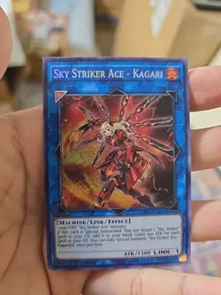 Sky Striker Ace - Kagari MP19-EN257 Prismatic Secret Rare 1ST ED VLP Yu-Gi-Oh! - Image 1