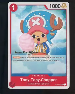 Auction #7 2022 One Piece ST01 Super Pre-Release #006 Tony Tony Chopper - Image 1