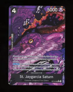 St. Jaygarcia Saturn (Alt Art White Text) OP13-083 Carrying on His Will - Image 1