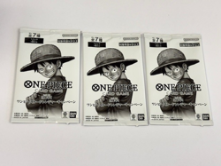 Lot (3) One Piece TCG Japanese OP13 3rd Anniversary Treasure Campaign Promo Pack - Image 1
