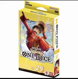 SEALED ENGLISH - One Piece Egghead Starter Deck ST29 with bonus pack - Image 1
