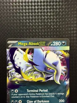 Pokemon TCG Mega Absol EX Holo Double Rare Card 086/132 Me01: Mega Evolution - Image 2
