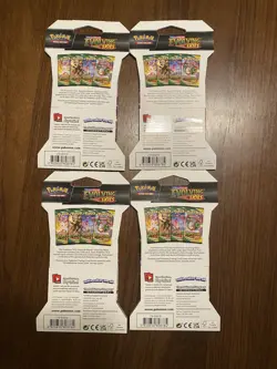Pokemon Evolving Skies Sleeved Booster Pack Full Art Set New With 4 Vmax cards 820650808777 - Image 3