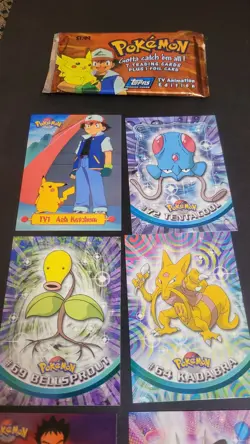 Pokemon Cards Movie Edtion, TV Animation Edition, Stickers. Open Excellent Cond - Image 4