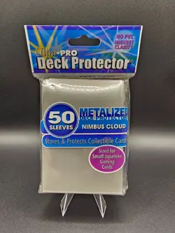 Ultra Pro Deck Protector Card Sleeves Metalized Nimbus Cloud Small Japanese Size - Image 1