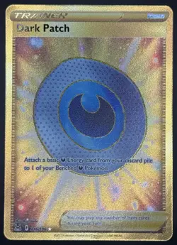 Pokemon TCG Dark Patch Lost Origins Secret Rare Gold Card 216/196 NM - Image 1