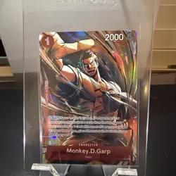 Monkey D. Garp Alt Art OP13-016 - One Piece English Card - Carrying on His Will - Image 1