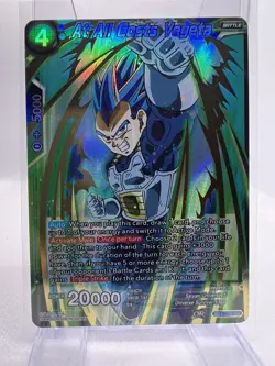At All Costs Vegeta BT4-030 SR Super Rare Dragon Ball Super Card Game - Image 1