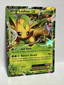 Leafeon EX - 10/83 - Pokemon Generations XY Ultra Rare Card LP - Image 2