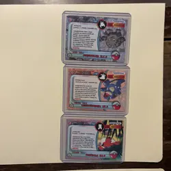 Pokemon Topps Chrome Lot X3 Vintage Cards - Image 2