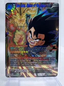 Son Goku, Return of the Dragon Fist BT14-097 SR Dragon Ball Super Card Game TCG - Image 1