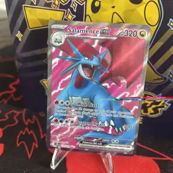 Pokemon Card Salamence ex 177/159 Journey Together Full Art Ultra Rare NM - Image 1