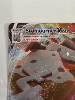 Pokemon TCG Sword & Shield Base Set Stonjourner VMAX Ultra Rare Card 116/202 - Image 2